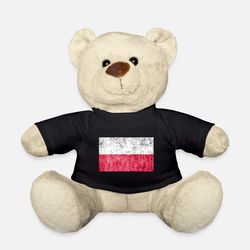 flagge polen - Teddy - Schwarz
