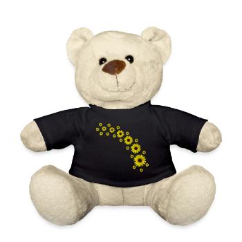Tournesol, Tournesol, Fleurs - Nounours - noir - Devant