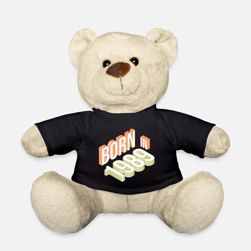 Born in 1989 - Teddy Bear - black