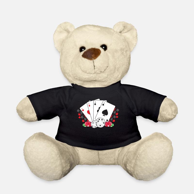 Pocker 4 Ass´e Vierling - Teddy - Schwarz