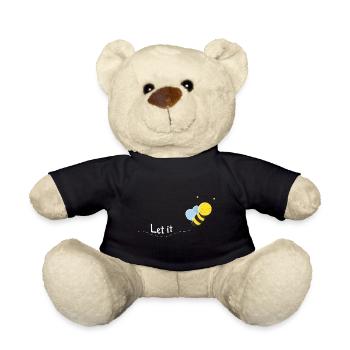 Que ce soit un cadeau d'abeille - Nounours - noir - Devant