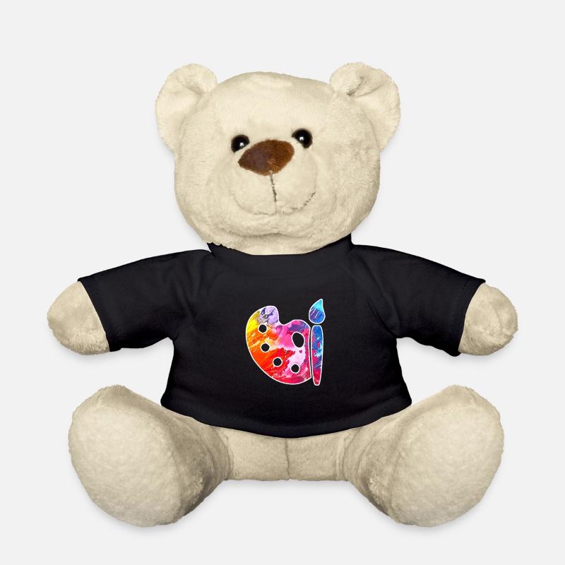 art - Teddy Bear - black