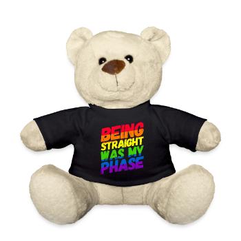 Homosexuality LGBT CSD Gay Pride - Teddy Bear - black - Front