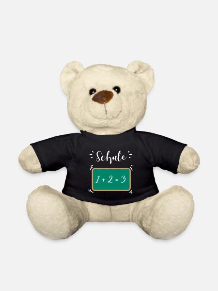 Schule - Teddy - Schwarz
