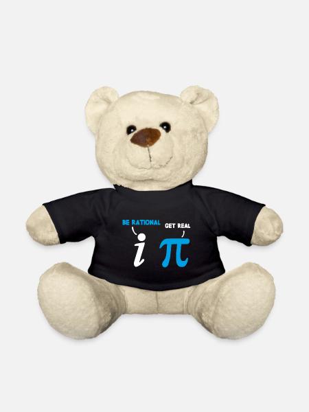 Pi Mathe Mathematik Spruch Geschenk - Teddy - Schwarz