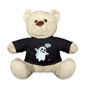 Halloween fantôme fantôme bonbons enfant - Nounours - noir - Devant