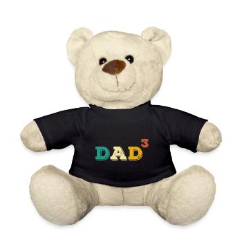 Papa jusqu'à trois cadeaux - Nounours - noir - Devant