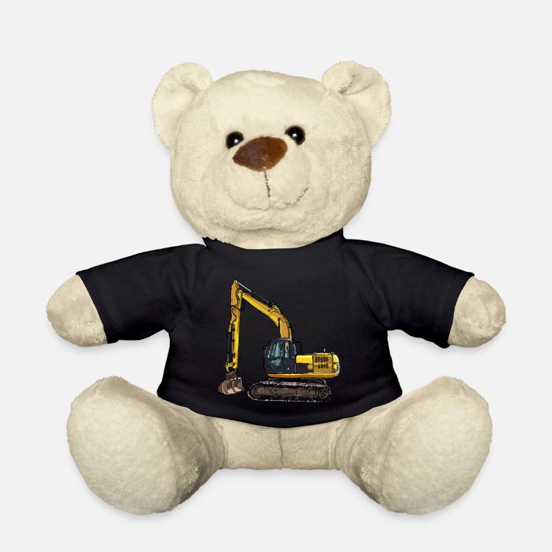 Idée cadeau cadeau pelle - Nounours - noir