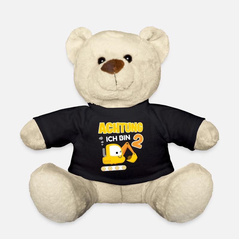 KINDER BAGGER JUNGEN BUBEN 2. GEBURTSTAG GESCHENK - Teddy - Schwarz