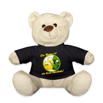 die natur ist die beste apotheke - Teddy - Schwarz - Vorne