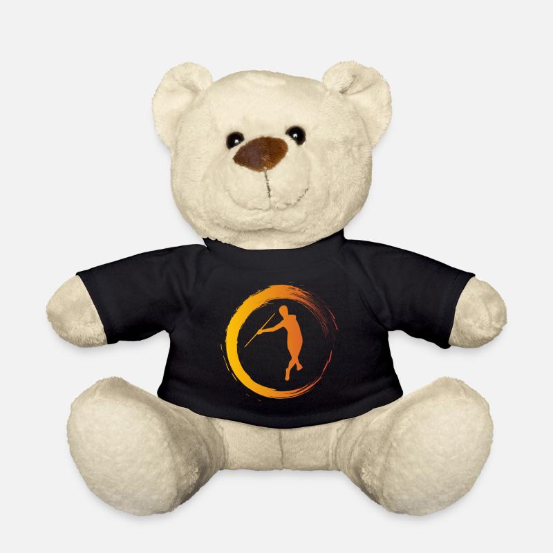 Speerwurf Leichtathletik Sport - Teddy - Schwarz