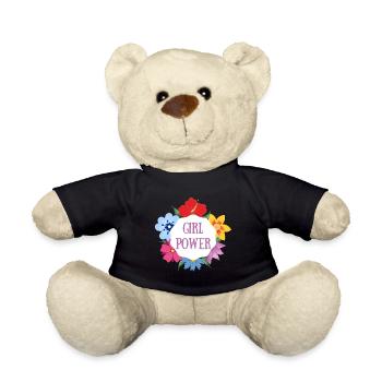 Frauenpower - Teddy - Schwarz - Vorne