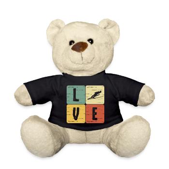Skispringen - Teddy - Schwarz - Vorne