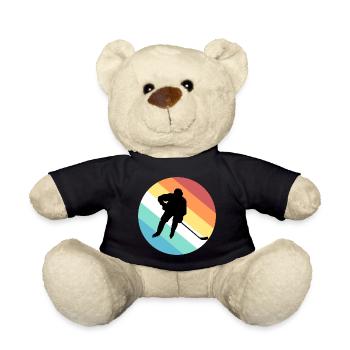 Eishockey - Teddy - Schwarz - Vorne