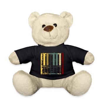 Klavier - Teddy - Schwarz - Vorne