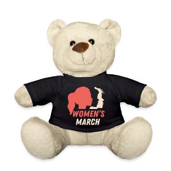 WOMEN'S MARCH - Teddy - Schwarz - Vorne