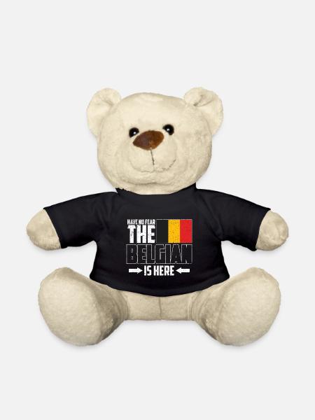Ne vous inquiétez pas, le Belge est là - Nounours - noir