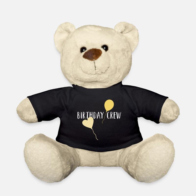 Birthday Crew | Geburtstag Luftballons - Teddy - Schwarz
