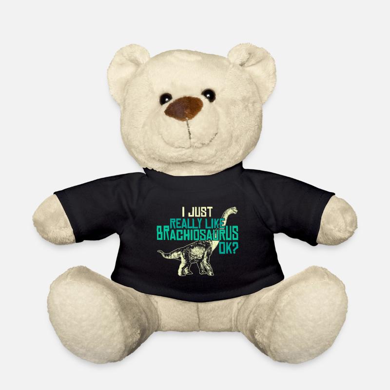 Ich Mag Einfach Dinosaurier - Teddy - Schwarz