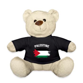 Palestine - Teddy Bear - black - Front
