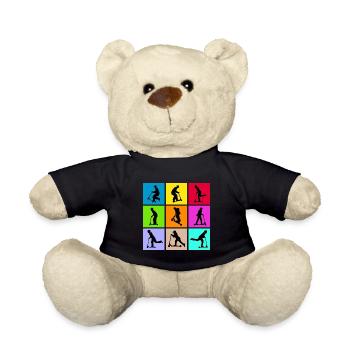 Freestyle-Roller - Teddy - Schwarz - Vorne