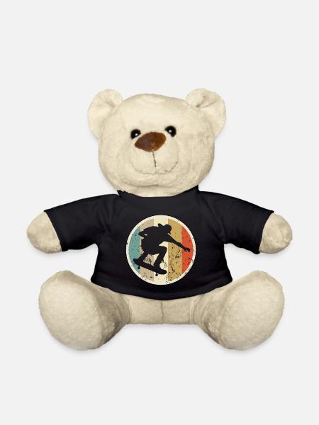 Skateboarding Skateboarder Skateboard - Teddy - Schwarz