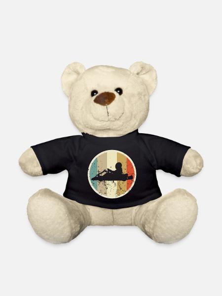 Gokart Kartfahren Kartbahn Kartsport Kartfahrer - Teddy - Schwarz