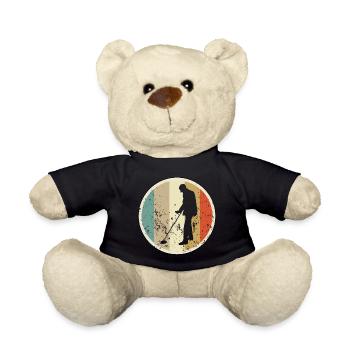 Schatzsucher mit Metalldetektor Sondengänger - Teddy - Schwarz - Vorne