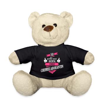 Chemielaborantin Chemikerin Chemie Beruf Spruch - Teddy - Schwarz - Vorne