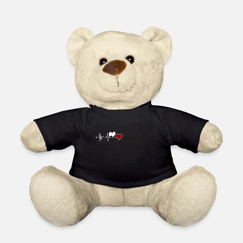 Deutscher Wolfsspitz Spitz Keeshond Herzschlag - Teddy - Schwarz