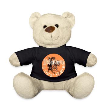 Halloween Is Over There - Teddy Bear - black - Front