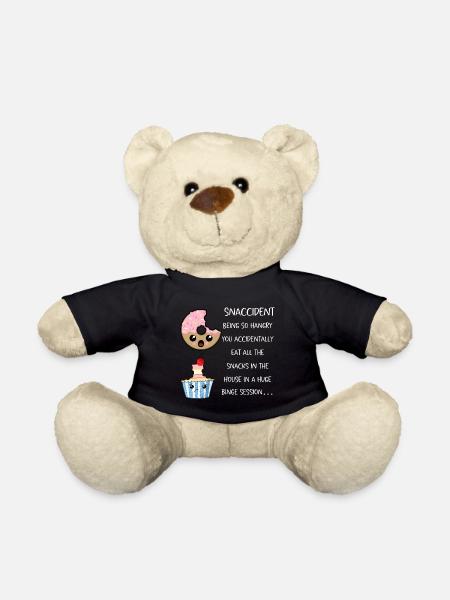 Snaccident - Teddy Bear - black