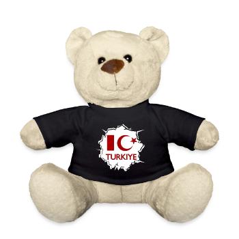 Turkey Love - Teddy Bear - black - Front