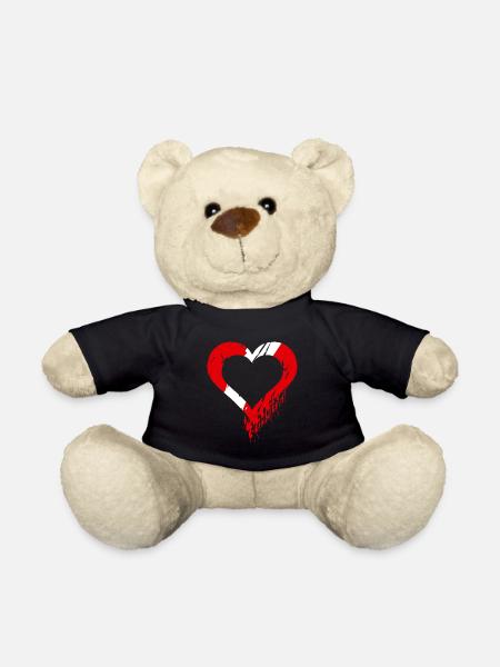 Ein Herz für Österreich - Teddy - Schwarz