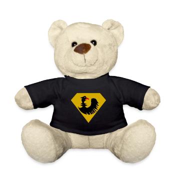 The German colours - Teddy Bear - black - Front