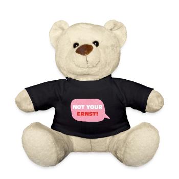 Not your ernst - Teddy - Schwarz - Vorne