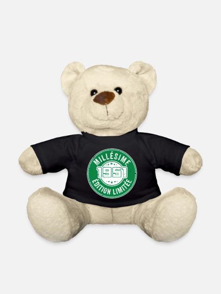 Millésime 1951 | édition limitée Anniversaire 1951 - Nounours - noir