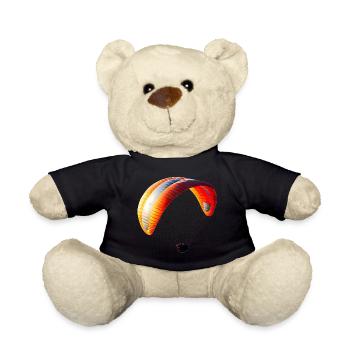 Enjoy the freedom of paragliding - Teddy Bear - black - Front