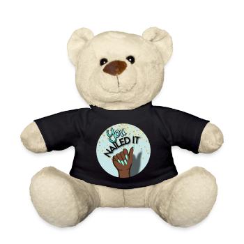 You nailed it! You did it! - Teddy Bear - black - Front