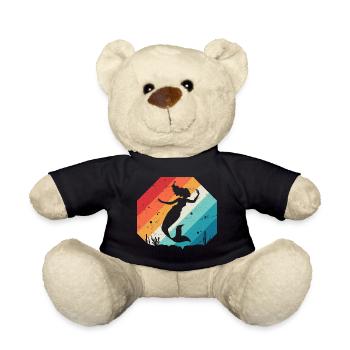 Meerjungfrau - Teddy - Schwarz - Vorne