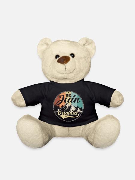 Juin 1982 - Juin 1982 Anniversaire 1982 Original - Nounours - noir