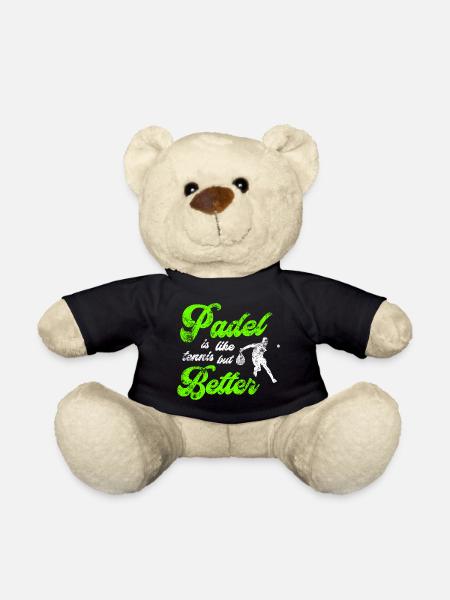 Padel besser - Teddy - Schwarz