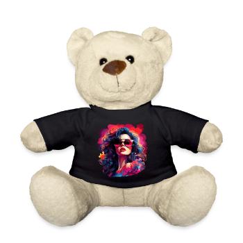 Pinup Girl - Teddy Bear - black - Front