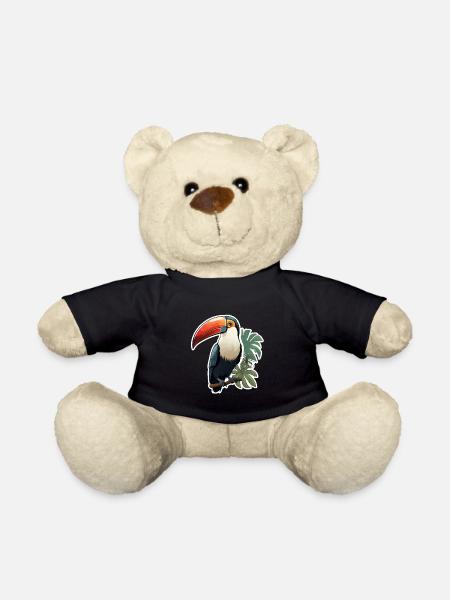 Toucan Oiseau exotique - Nounours - noir