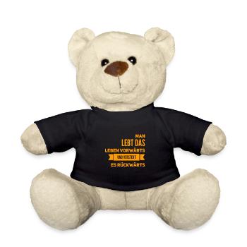 Lebenserfahrung ist super - Teddy - Schwarz - Vorne