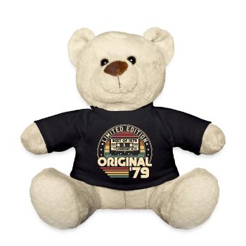 Original 1979 Vintage anniversaire Vintage rétro - Nounours - noir - Devant
