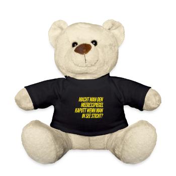 wird er dann zerstört? - Teddy - Schwarz - Vorne