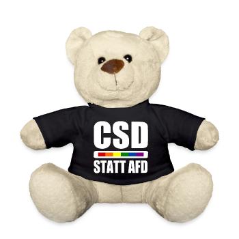 Csd statt afd - Teddy - Schwarz - Vorne