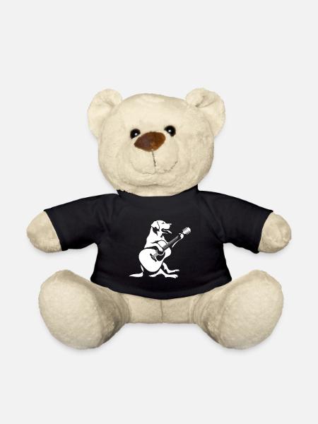 Labrador Guitar Ballad - Teddy Bear - black