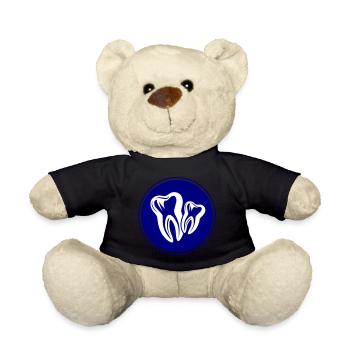 Zahn Dental Zahnarzt Icon - Teddy - Schwarz - Vorne
